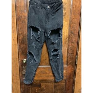 BDG distressed black jeans